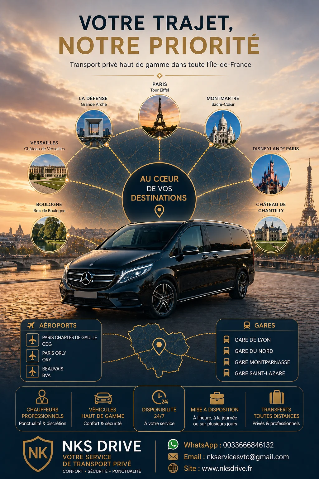 NKS Drive — Votre trajet, notre priorité